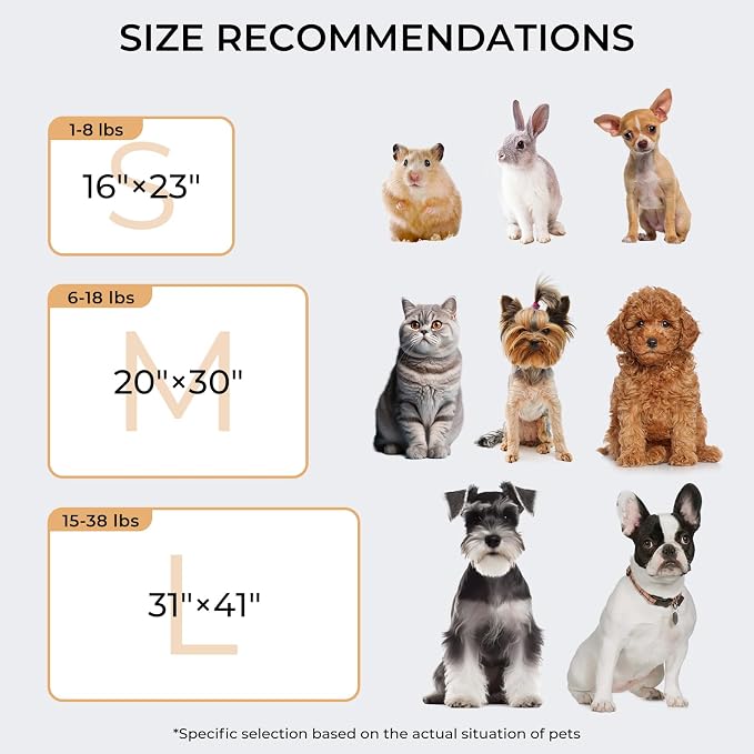 Luciphia 1 Pack 3 Blankets Fluffy Premium Fleece Pet Blanket Flannel Paw Printed Throw for Dog Cat(Large 41x31'', Grey) | Washable Throw Blanket for Crate, Couch, Bed, Travel. Cute Paw & Bone Print. Puppy Essential, Dog Gift,Grey