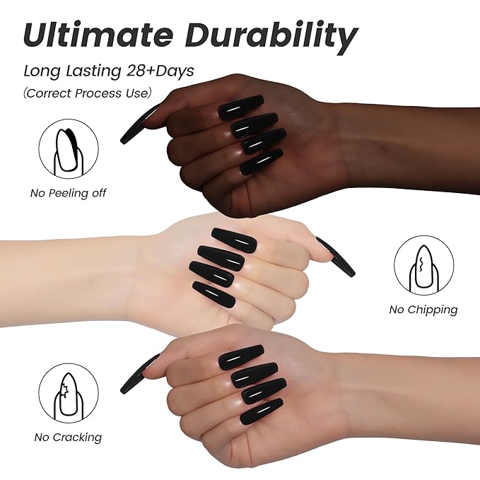 YTD Likomey Black Gel Nail Polish,15ml Salon Home DIY Manicure and Pedicure Fall Winter UV Color Varnish,0.5 Fl Oz CS002