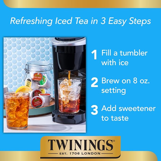 Twinings® Earl Grey Tea, Keurig® K-Cup® Pods, 24/Box