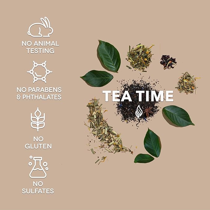 Earth To Skin Tea Time Chamomile Under Eye Cream for Puffiness - Hydrating Eye Bags Treatment with Vitamin C and Vitamin E, Jojoba Oil and Squalane to Smooth and Refresh Delicate Eye Area - 0.75 fl oz