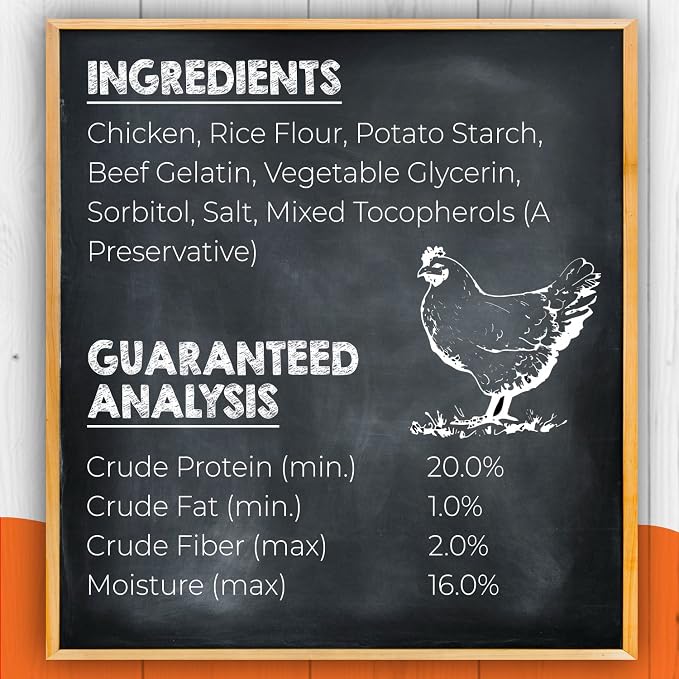 Canine Naturals Rawhide Free Chicken Recipe Dog Chews, Sticks, 10 Count | 100% Rawhide Free, USA Raised Chicken, All-Natural, Easily Digestible, 5 in Sticks, Dog Treats for All Dogs