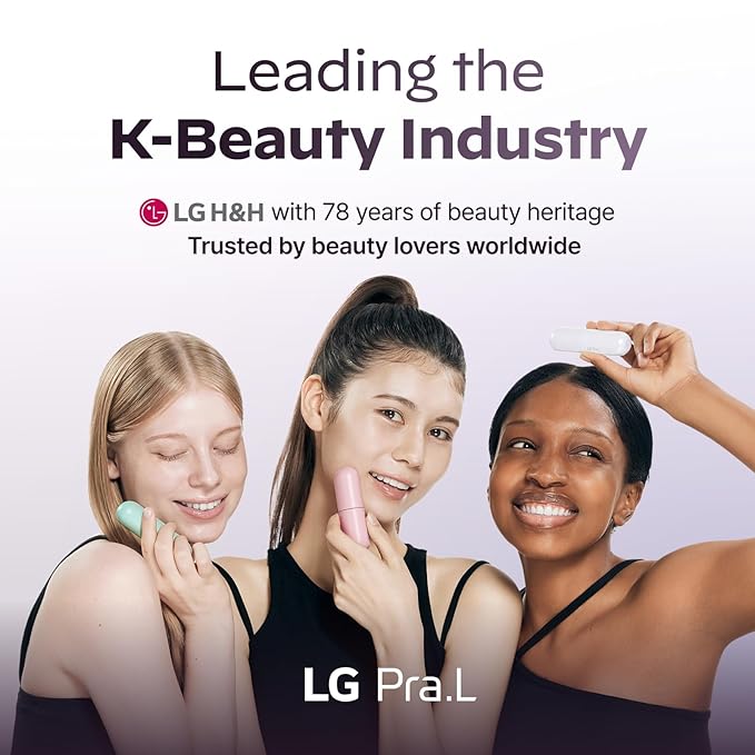 LG Pra.L Superform Galvanic Booster Mystic White, 1min booster for ageless skin, anti-aging and firming pocket booster, Korean skincare, glow on the go, Serum booster device, Gift, Stocking Stuffers