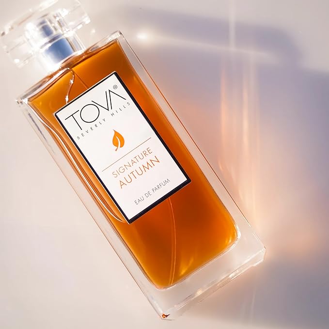 Tova Signature Autumn Eau de Parfum – Crisp Floral Amber Perfume for Women – Peony, Iris & Vanilla Orchid – USA-Made & Cruelty-Free – 3.4 fl oz