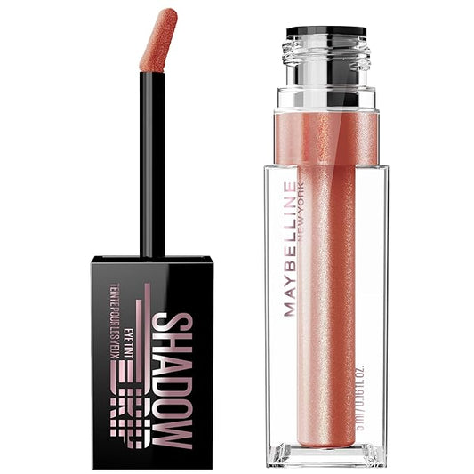 MAYBELLINE Shadow Drip Eye Tint Liquid Eyeshadow, High-Impact, Lightweight Shimmer Eye Shadow with Up To 16HR Wear, Quartz Drip, 1 Count