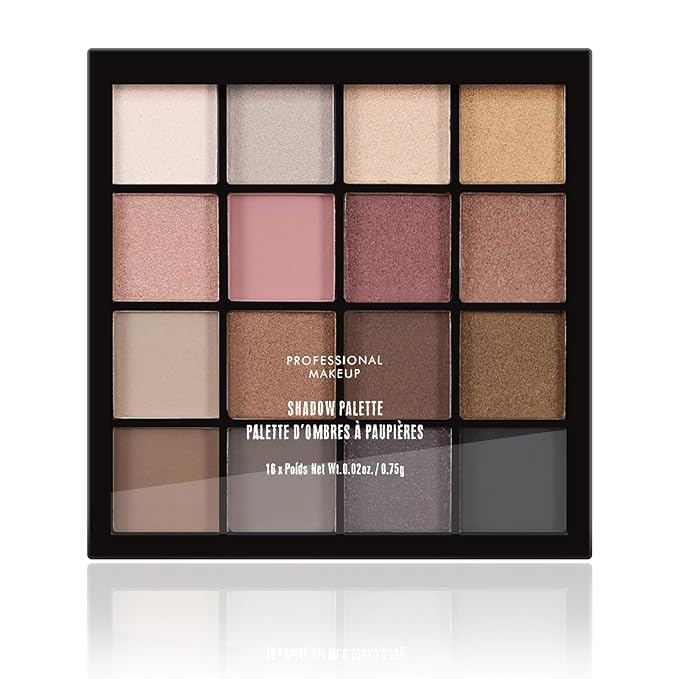 Boobeen Colorful Eyeshadow Palette Makeup-16 Colors, Matte and Glitter Eyeshadow, Bright Eyeshadow palettes, Blendable, Easy to Build Dramatic Glamour Looks (1#)