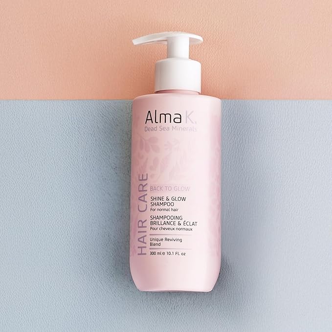 Alma K Shine and Glow Shampoo - Moisturizing Shampoo for Women - Hair Growth Shampoo - Hydrating Shampoo with Argan Oil, Cocoa Butter - 10.1 oz
