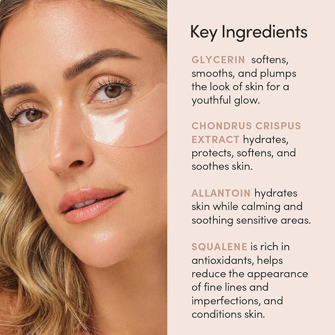 Uncommon Beauty Eye Masks - Anti-Aging, Softening, Smoothing and Depuffing Under Eye Masks for Eye Bags, Fine Lines, and Dark Circles - All Skin Types, Vegan, Cruelty Free, Set of 4