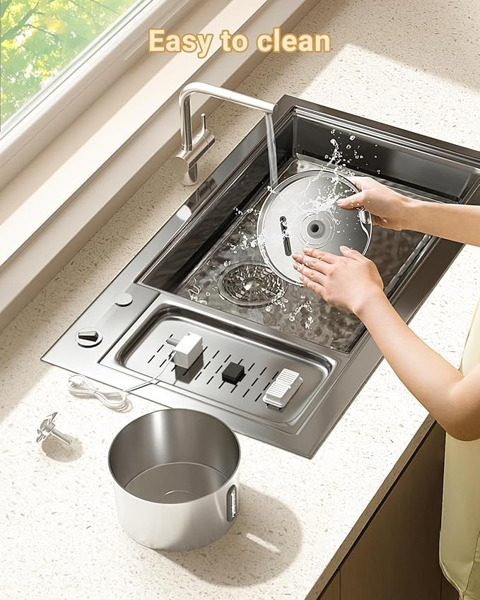 Cat Water Fountain Stainless Steel - 74oz/2.2L Automatic Large Pet Watering Bowl Dispenser for Indoor Cats - Drinking Fountains with 6 Filter, Gifts for Dogs and Kitty - Dog Waterer Bowls No Spill