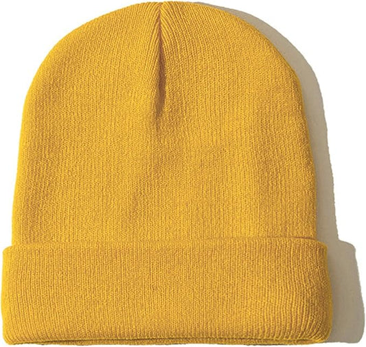 ZOORON Beanie for Women Men Ski Watch Cap Cuffed Plain Skull Knit Hat Soft Fisherman Winter Hat