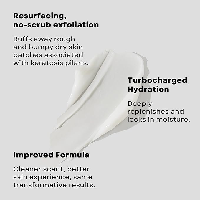 AmLactin KP Bumps Be Gone - Therapeutic Body Cream for Keratosis Pilaris - No-Scrub Exfoliator and Moisturizer with 15% Lactic Acid AHA, 3 oz (Packaging May Vary)