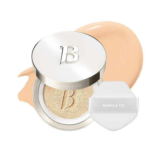 BANILA CO Covericious Ultimate Cover Cushion | Up to 100HR Long-Wear Foundation | 20 Shades for All Skin Tones | Matte & Lightweight Finish | Korean Cushion Foundation (14g / 0.49 oz), 23N MEDIUM