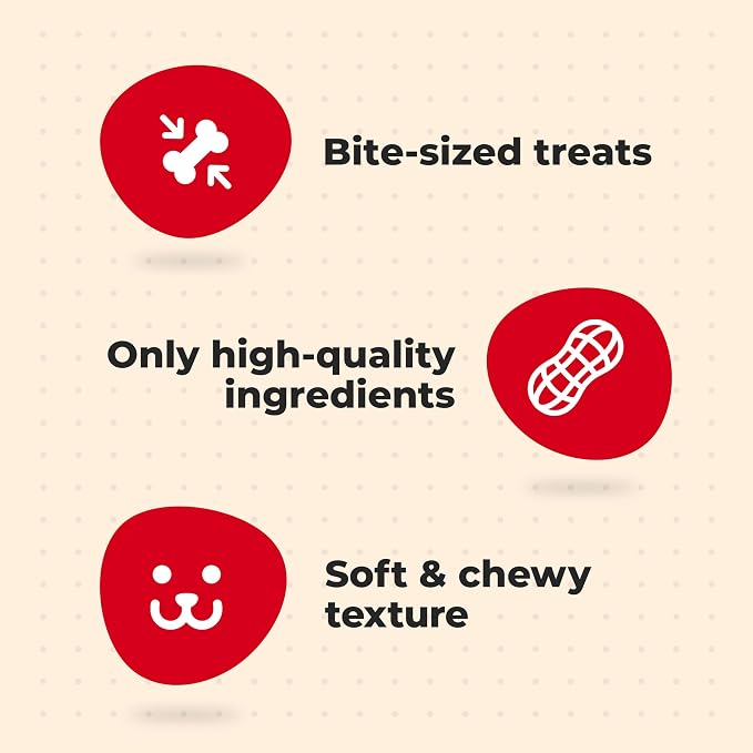 Milk-Bone Soft & Chewy Peanut Buttery Bites, 2 Bags | 24-oz. bags, soft dog treats with Jif peanut butter