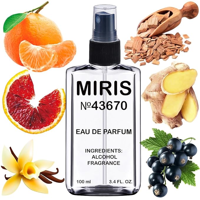MIRIS No. 43670, Inspired by Deep Red, Long-Lasting Eau de Parfum for Women, Spray 3.4 Fl Oz / 100 ml