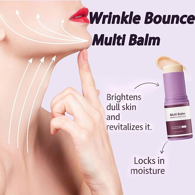 3Pcs Multi Balm Stick,Under Eye & Face Balm Hydrating Make Up Base With Collagen & Natural Oils,Enriched Formula to Support Skin Firmness,Skin Care All In One,Vegan & Cruelty-Free