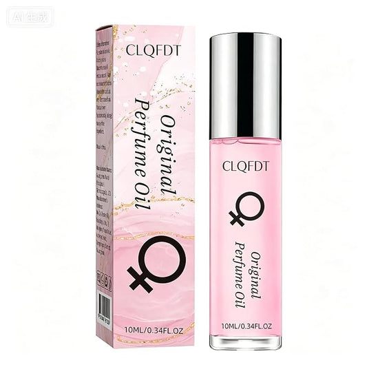 Original Perfume Oil for Women, 10ml Roll-On Fragrance with Lychee, Raspberry, Rose & Musk, Long Lasting Scent, Unique Floral Fruity Perfume