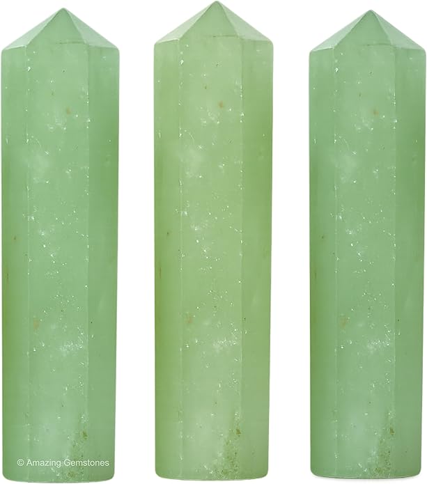 Amazing Gemstone Crystal Points Bulk Healing Crystals & Stones - Premium Single Terminated Healing Wand Point Bulk Crystals for Crafts, Crystal Grid, DIY Work