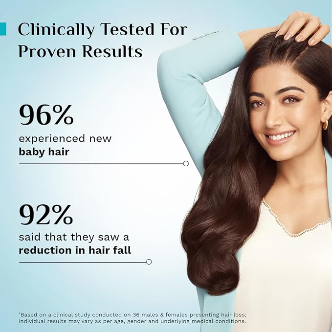 Pilgrim Advanced Hair Growth Serum with Redensyl 3%, Anagain 4% & Baicapil | Hair Fall Control & Regrowth | Korean Black Rice | For Men & Women, 3.38 Fl Oz (100ml)