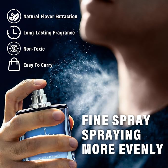TKYT Pheromone Cologne for Men, Pure Premium Pheromone Cologne Perfume for Men Attract Women, Refreshing & Long-lasting Pheromone Essential Oil 1.7Oz