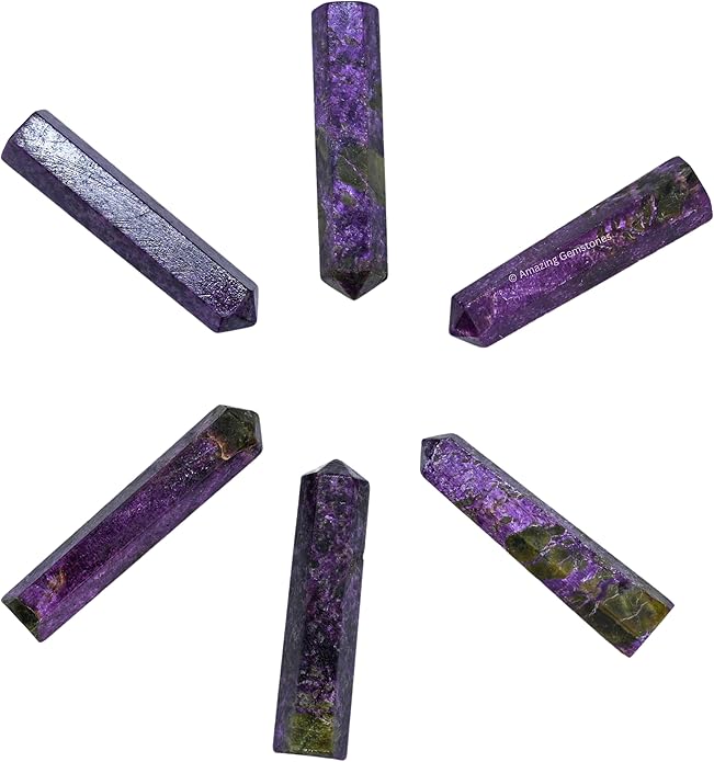 Amazing Gemstone Crystal Points Bulk Healing Crystals & Stones - Premium Single Terminated Healing Wand Point Bulk Crystals for Crafts, Crystal Grid, DIY Work