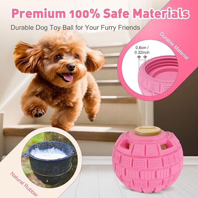 Interactive Dog Frozen Treat Toys, Dog Puzzle Enrichment Ball