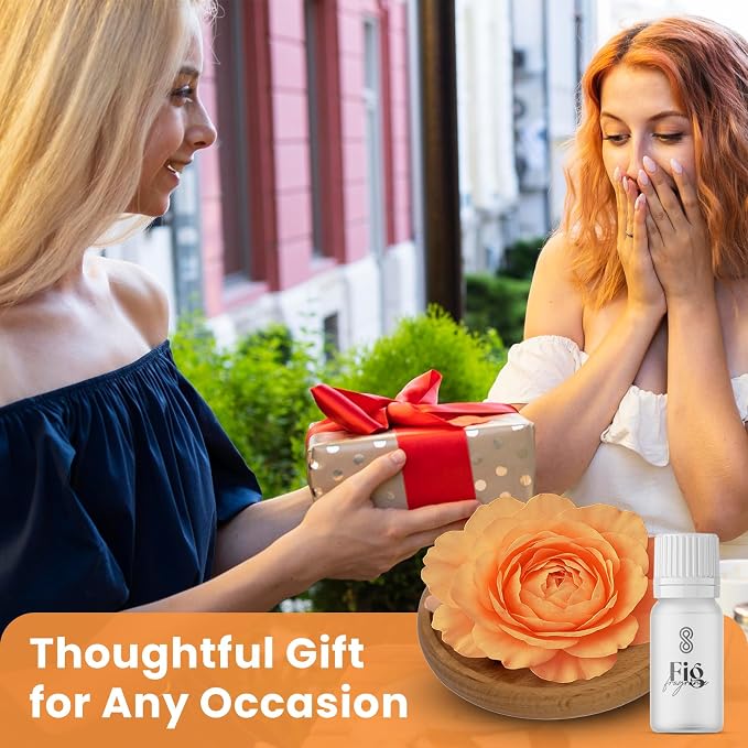 HOME ARCHIVE Aroma Diffuser with Aromatherapy Fragrant Oil Diffusers for Home Room Decor Fig Fragrance (Tree (Orange))