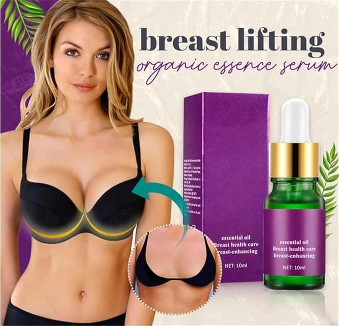 Generic Bust Firming Natural Essence Oil, Natural Breast Enhancement Oil, Breast Enhancement Cream Fast Growth, Natural Curves Breast Enhancement, Plumping Enlargement Nourishing Massage Oil (2Pcs)