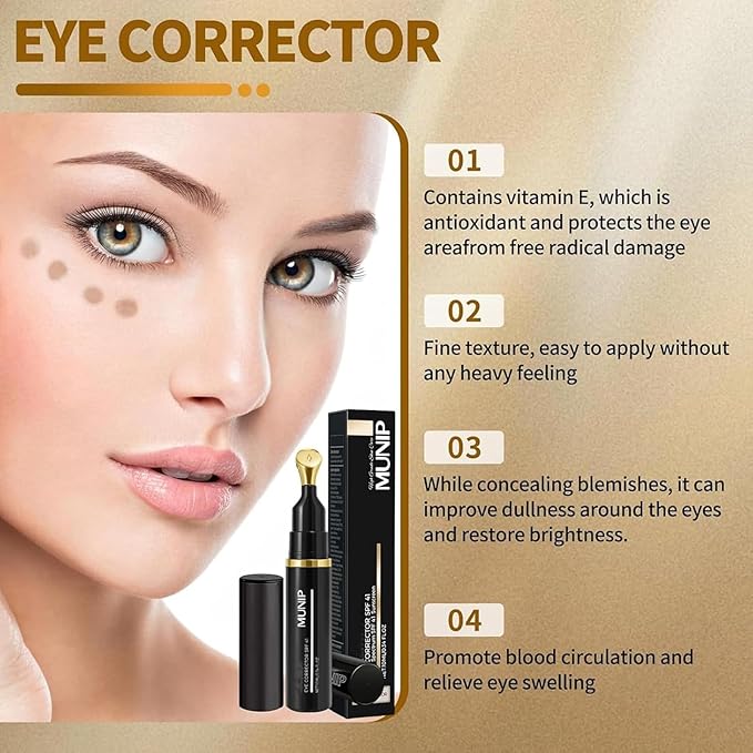 Eye Corrector,Under Eye Color Corrector for Dark Circles,Eye Corrector Spf 41,Anti-Aging Moisturizing Eye Cream for Hydrating Care (1)