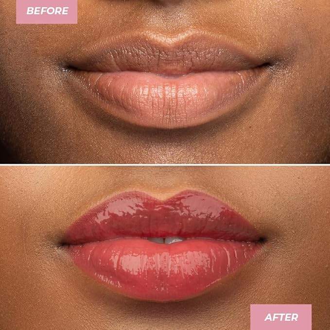 MCoBeauty - Dream Lip Tint Hydrating Gel - Semi-Matte, Long-Lasting Lip Stain with Jojoba Oil & Sunflower Oil - Vegan, Cruelty Free Cosmetics - True Pink Shade