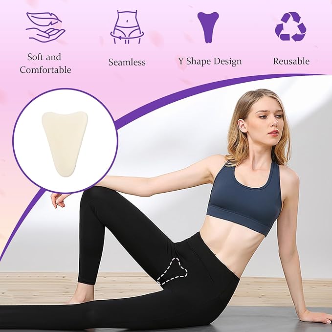 Camel Toe Concealer,Reusable Seamless Camel Toe Underwear,Invisible Frontal Wedgie Cover,Anti Cover Silicone Insert