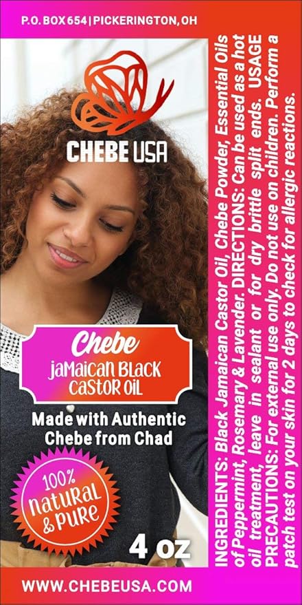 Uhuru Naturals Original Black Castor Hair Growth (4oz) -Remedy All Hair Types.| Nourish, Strengthen & Lock in Moisture