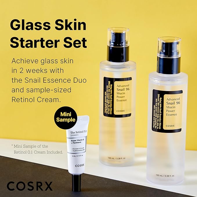 COSRX Glass Skin Starter Set + 2% Alpha Arbutin Discoloration Care Serum