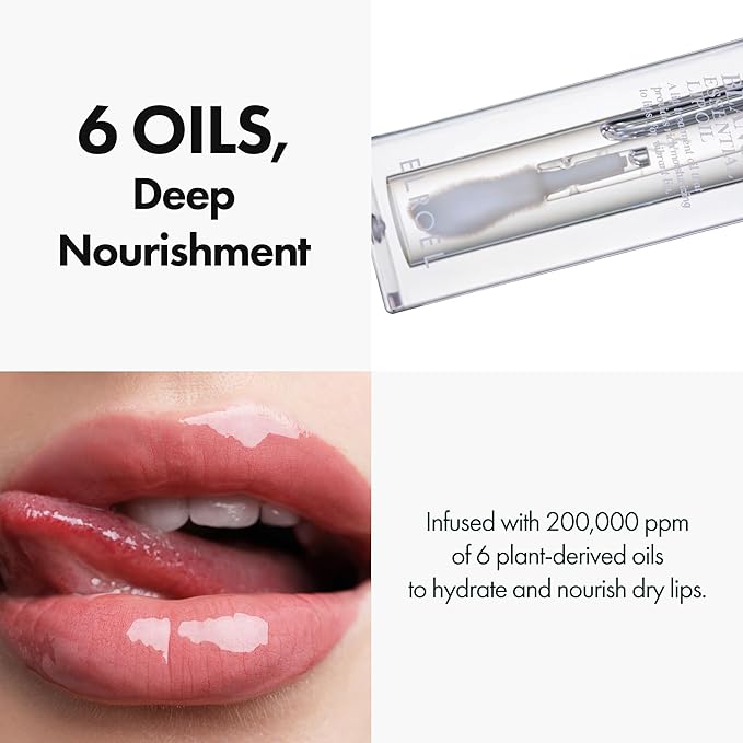 Blanc Essential Lip Oil - 50HR Moisturizing, Hydrating & Color Changing Korean Tinted Lip Oil Gloss Makeup with 6 Plant Extracts - Lightweight, Non-Sticky Finish 0.15 fl oz (#04 Green Apple)