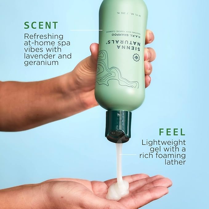 Sienna Naturals - H.A.P.I. Shampoo & Untangled Conditioner Bundle - Anti Frizz - Hydrating for Dry, Damaged, Curly & Color-Treated Hair