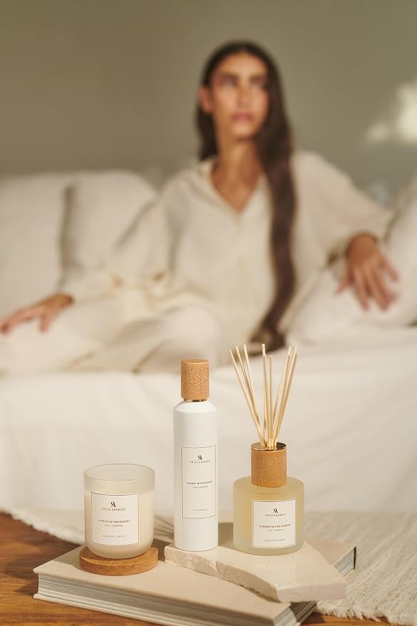 The First Bloom of Spring Reed Diffuser by Swiss Arabian for Unisex – Elegant 6.76 oz Aroma Diffuser