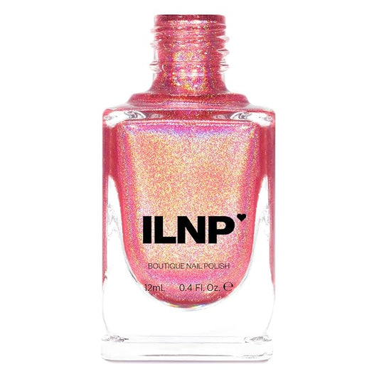 ILNP Kiss And Tell - Vivid Pink Ultra Holographic Nail Polish