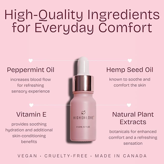 Mini O Oil (10 ml) | Feminine Care Lightweight Oil - All Natural, Gentle Formula for Dryness Relief - Restore Moisture & Boost Circulation