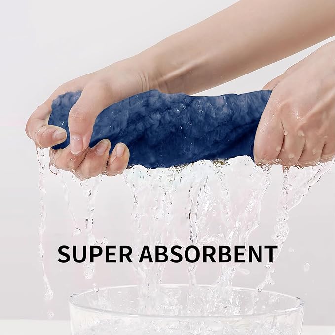 Extra Large Bath Towel Sheet-40x80 Inches Oversized,Super Soft,Quick Dry,Microfiber Shower Towels Highly Absorbent,Plush Bathroom Towels for Adults, Premium Quality (Blue, 2PCS)
