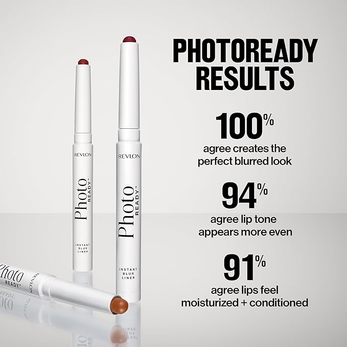 REVLON PhotoReady Blur Liner, Soft Matte Lip Makeup to Overline for Instant Natural, Fuller-Looking Lips, 003 Dazed, 0.05 oz