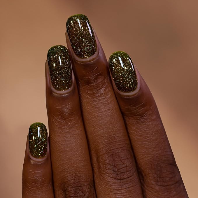 ILNP Countryside - Olive Green Holographic Jelly Nail Polish