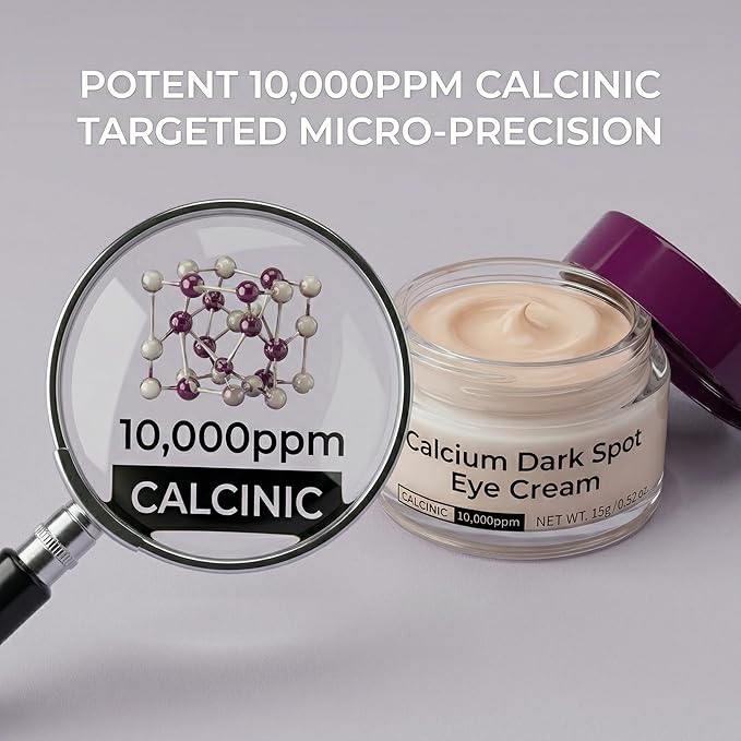 Calcium Dark Spot Eye Cream 2 Pack | Anti-Aging Eye Cream for Dark Circles, Sagging and Elasticity