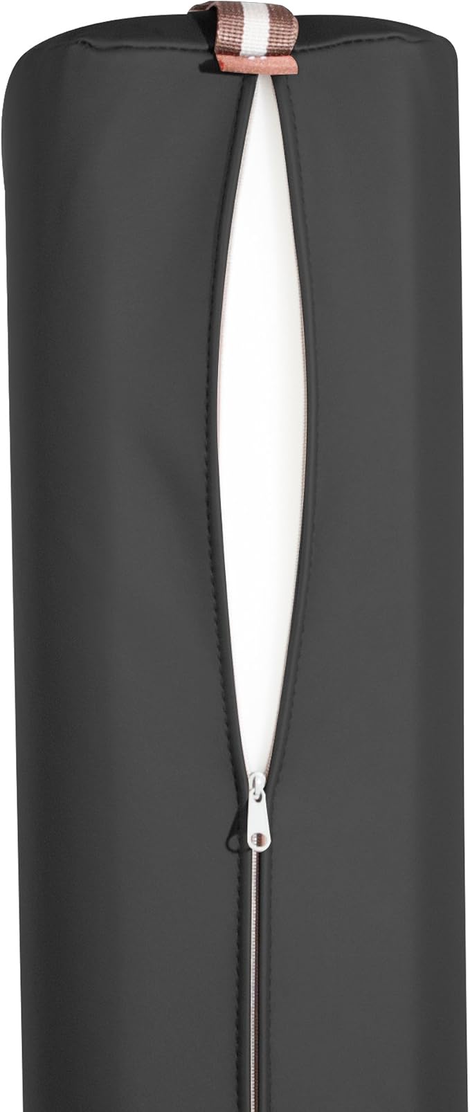 Master Massage 6"x26" 3/4 Round Massage Bolster - Black