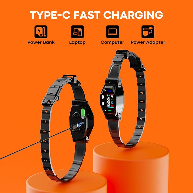 GPS Wireless Dog Collar Fence System, Electric Fence for Dogs with UBLOX Chip, 55-6000FT Range, 4-Zone Progressive Correction & 3 Modes, IPX7 Waterproof GPS Dog Collar for Outdoor Use