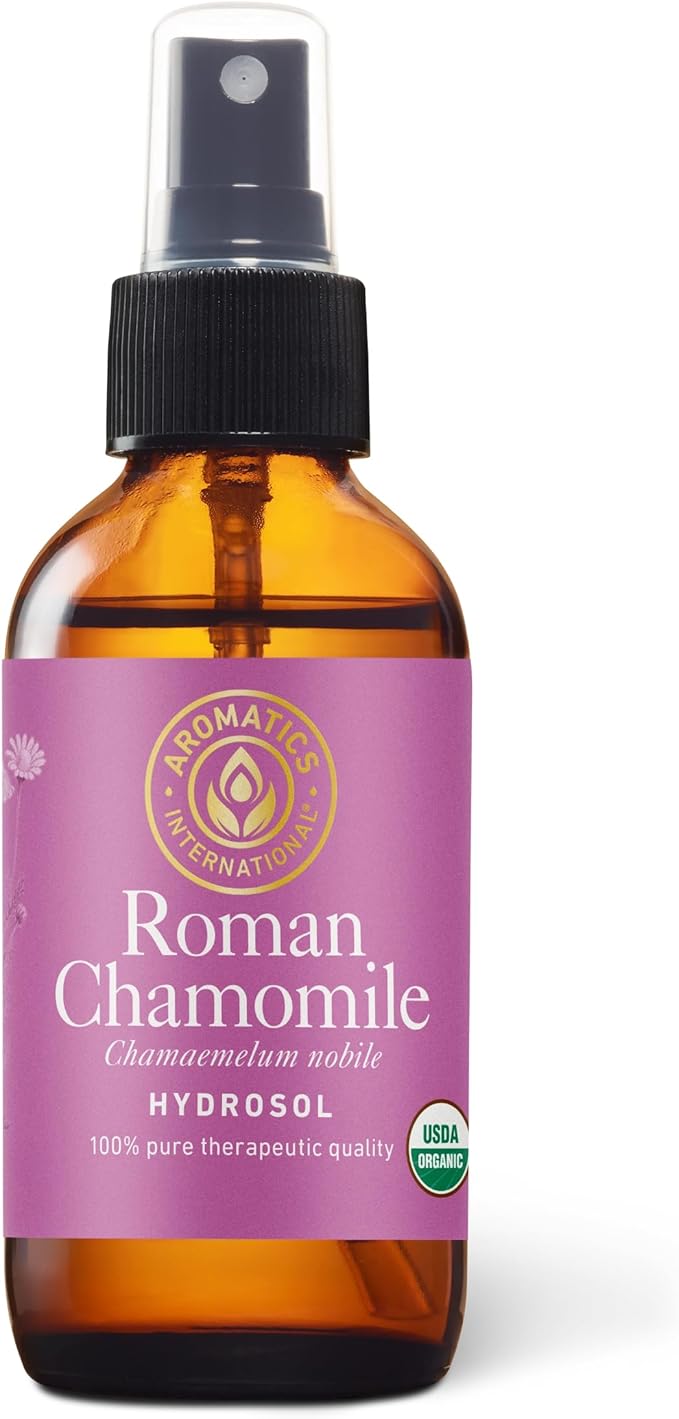 Aromatics International Roman Chamomile Hydrosol 100ml | Sweet Herbaceous Fruity Natural Aromatic Mist for Home, Body & Daily Use