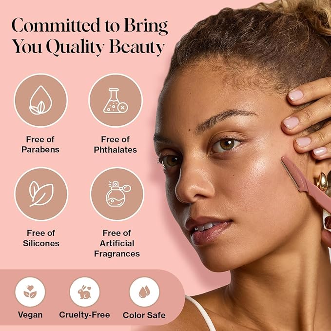 Kitsch Dermaplane Face Oil with Jojoba & Argan Oil – Hydrating Facial Formula for Dermaplaning Tool, Gua Sha & Razor Use – Irritation-Free Shave Oil for Soft, Radiant Skin – 2oz (Pack of 2)