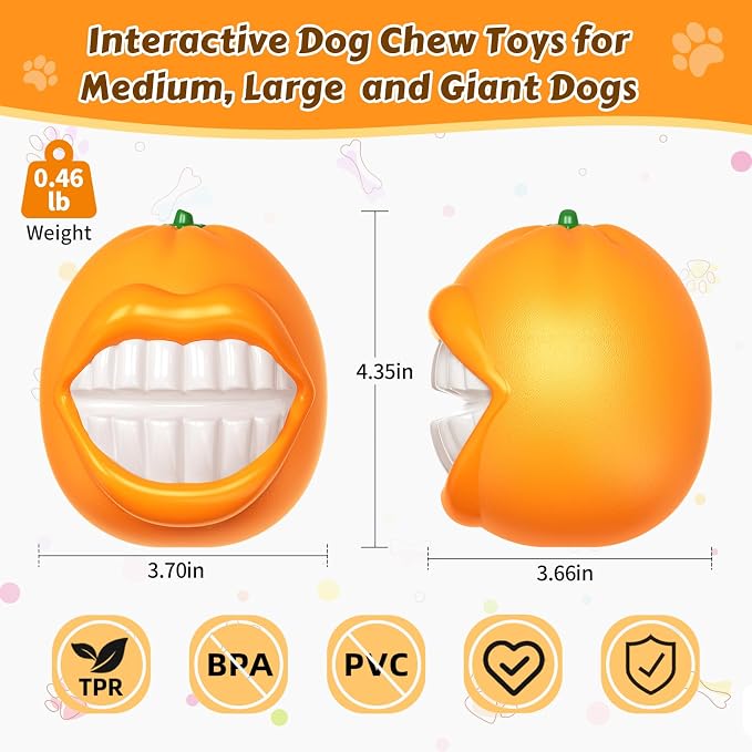 Tough Dog Chew Toys Indestructible Squeaky Toys for Aggressive Chewers Outdoor Swimming Interactive Tough Chew Toys for Medium and Large Dogs