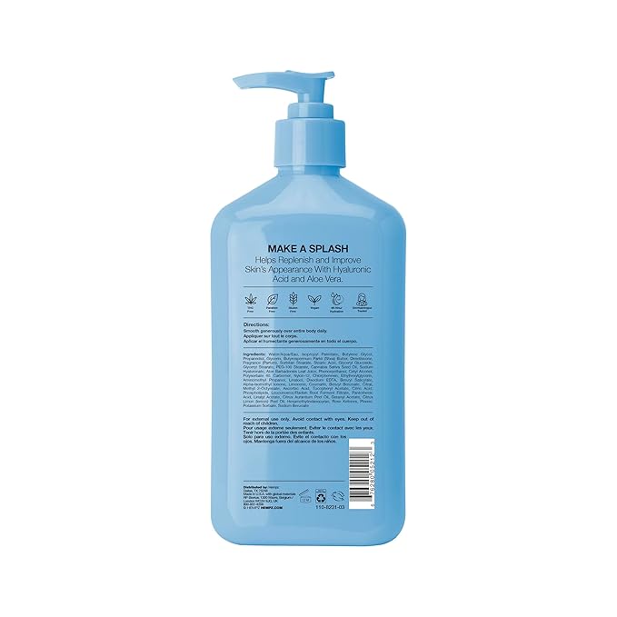 Hempz Body Lotion - Ocean Breeze Limited Edition Daily Moisturizing Cream, Shea Butter, Aloe, Body Moisturizer - Skin Care Products, Hemp Seed Oil - 17 Fl Oz