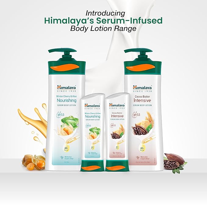 Himalaya Cocoa Butter Intensive Body Lotion for Extra Dry Skin 13.53 oz/400ml