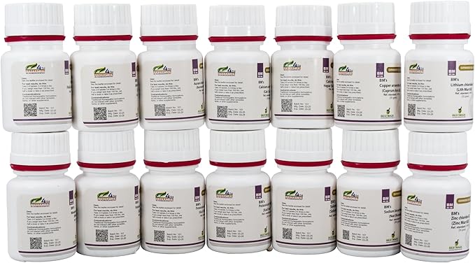 Bestmade Expanded Cell Salt Kit – 14 Advanced Cell Salts for Cellular Detox, Nourishment & Targeted Natural Care, Trusted Homeopathic Remedies, 14 Bottles, 350 Pellets Each