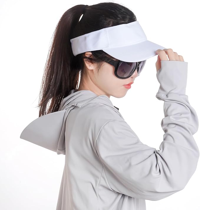 Marrywindix 1 Piece of Sport Wear Athletic Visor Sun Sports Visor Hat Visor Adjustable Cap for Women and Men