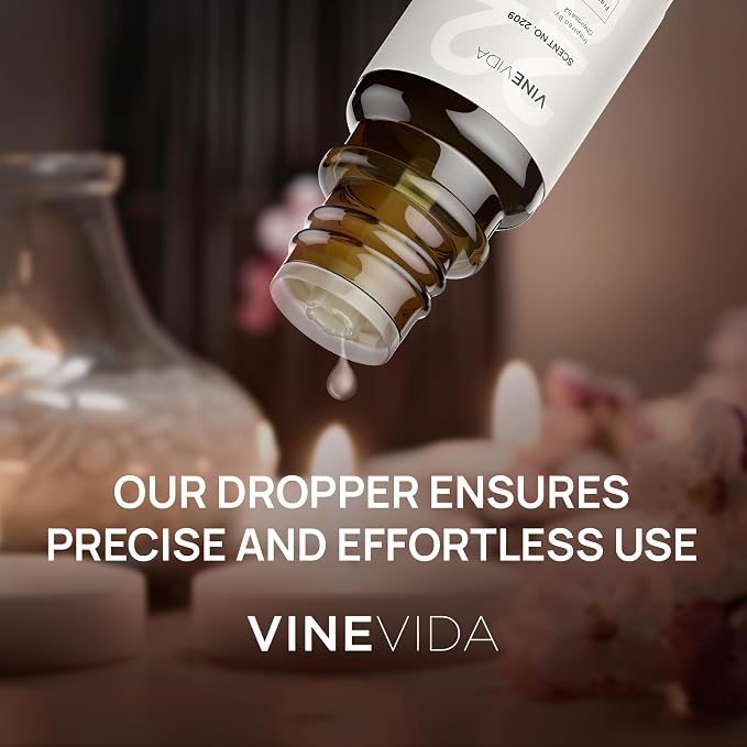VINEVIDA [Set of 8] Winter Scents for Candle Making, Made in USA Candle Fragrance Oil, Soap Making Essential Oils, Diffuser Oil Scents